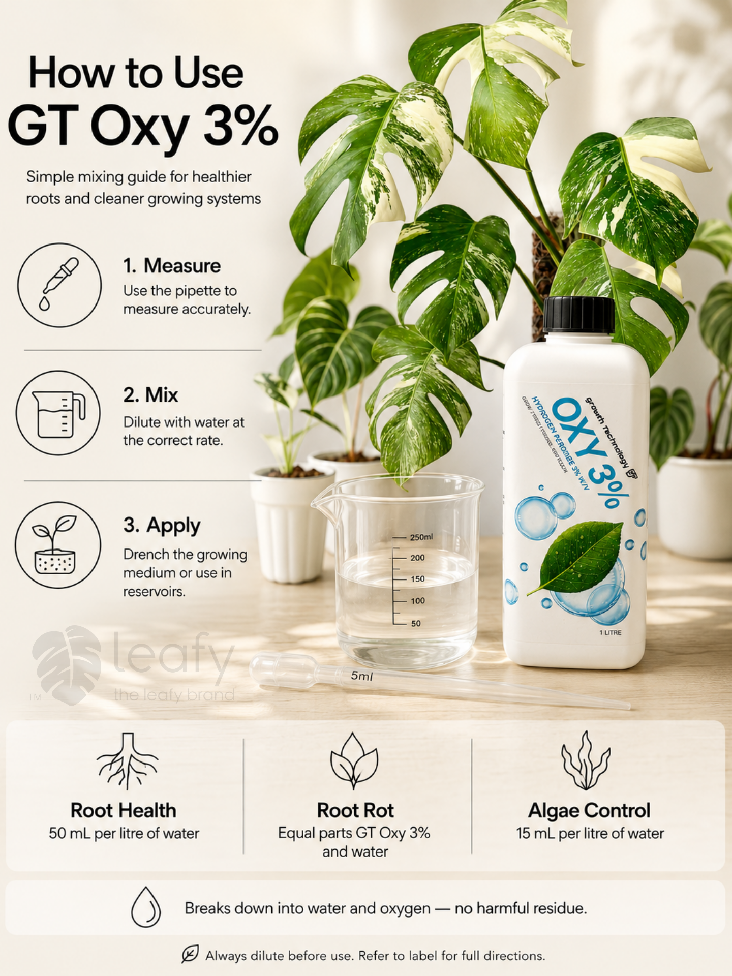 GT- Oxy 3% Hydrogen peroxide solution