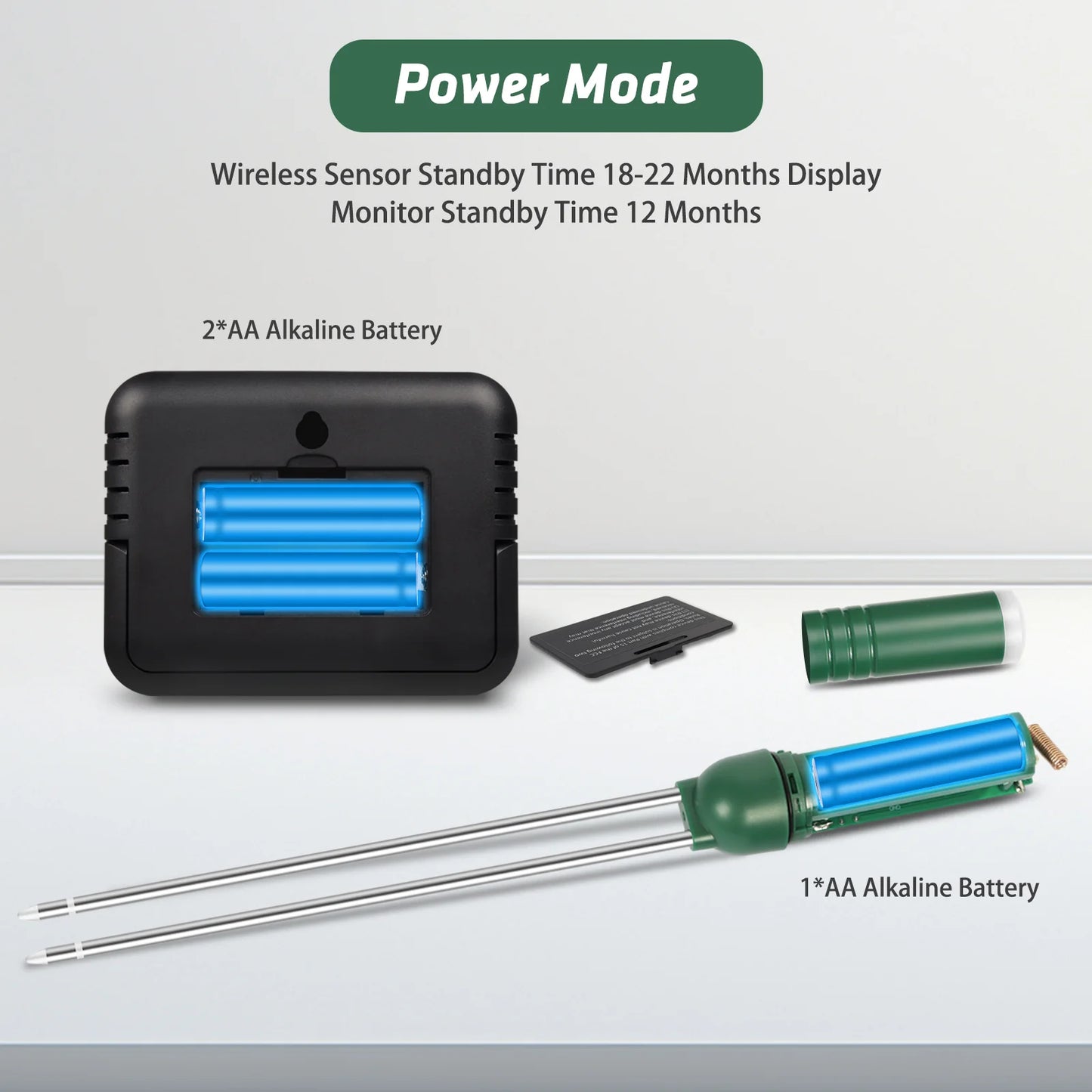 Wireless soil moisture meter