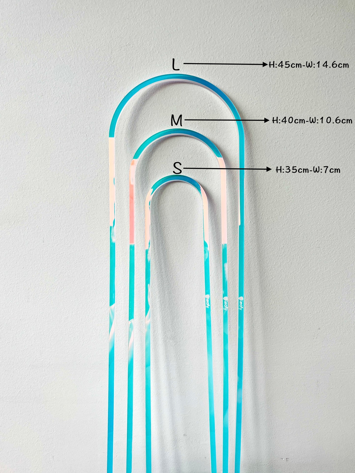 leafy ™ acrylic arch trellis all size