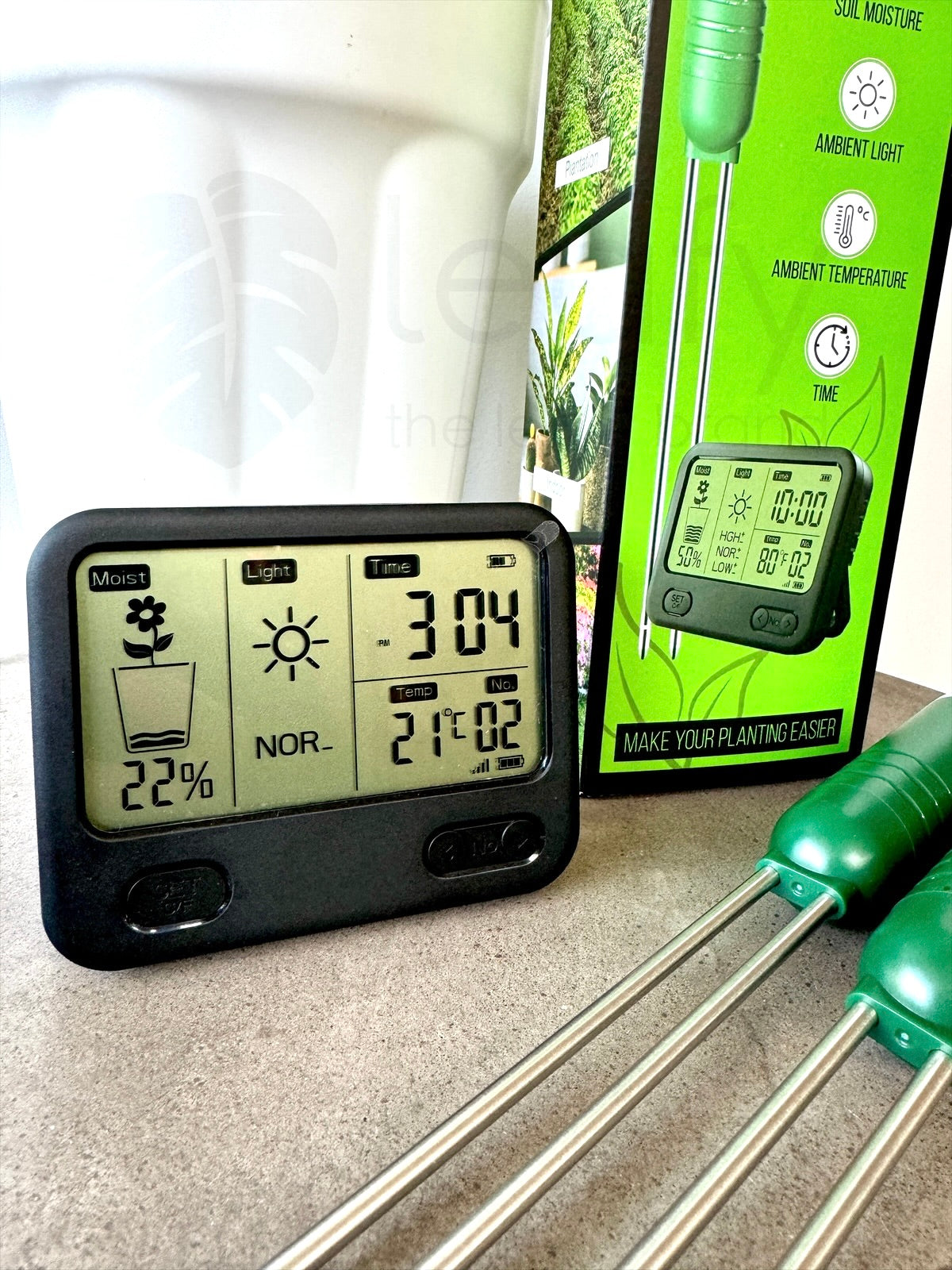 Wireless soil moisture meter