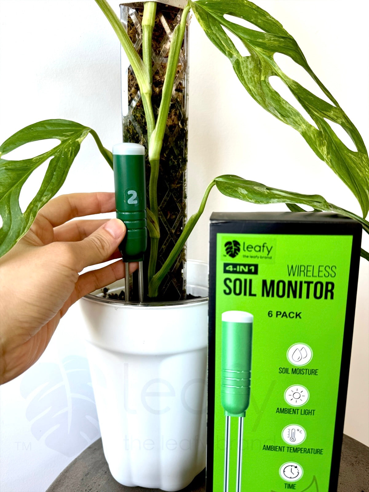 Wireless soil moisture meter