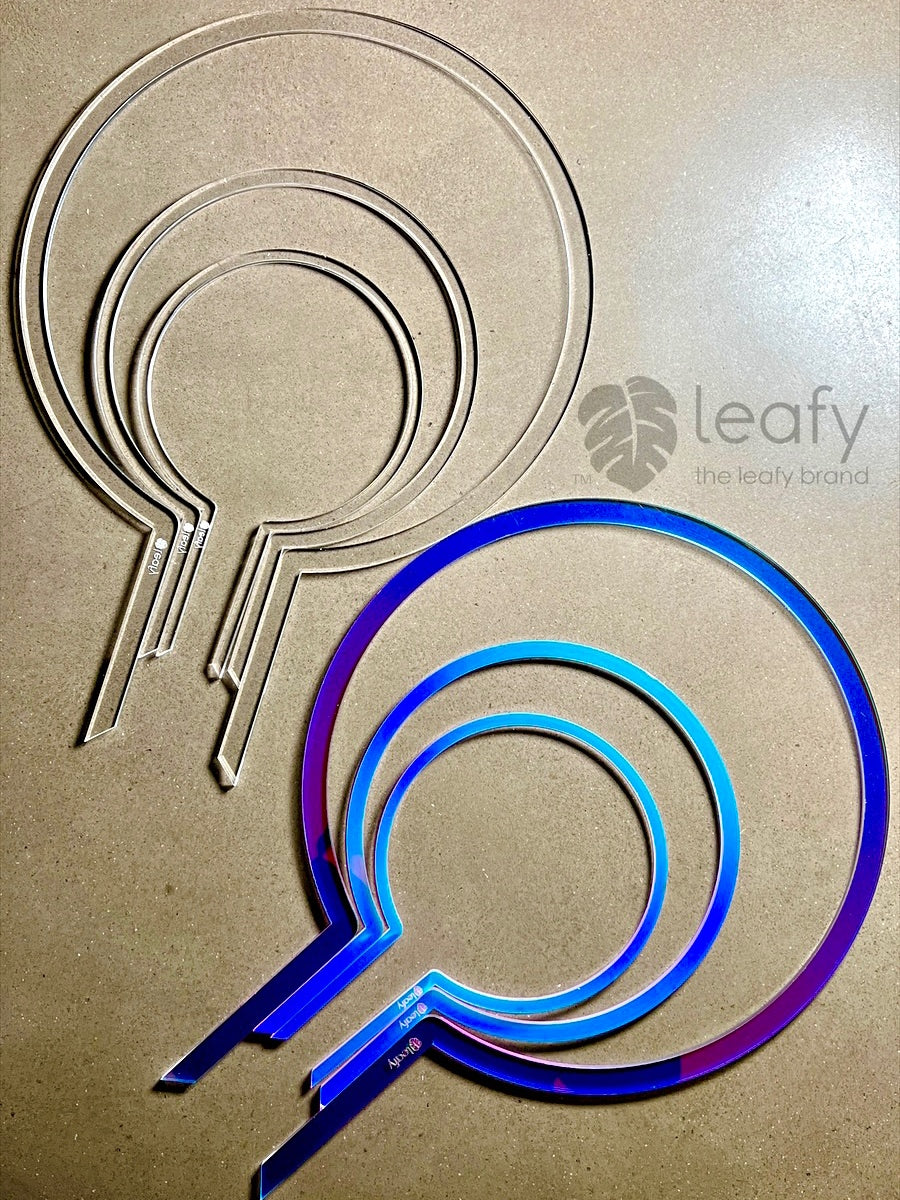 leafy™ Acrylic Round Trellis