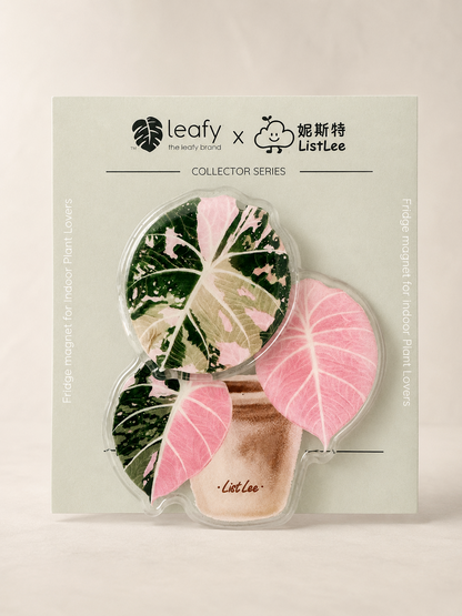 The Spinning Leaf Collection Fridge Magnets