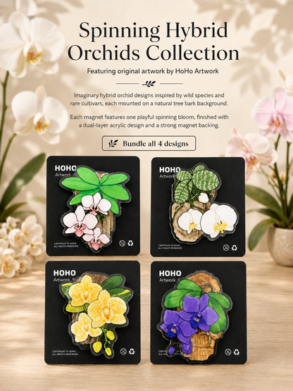 Spinning Hybrid Orchids Series