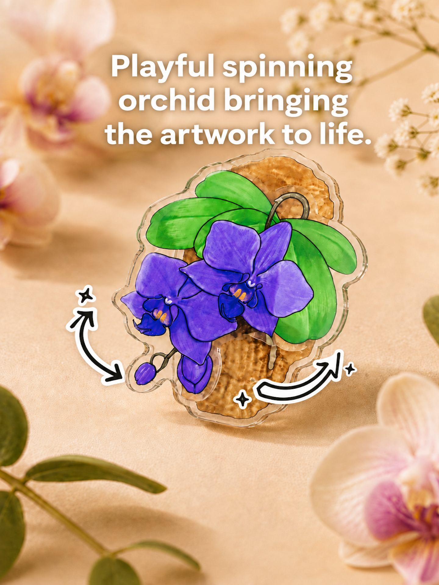 Spinning Hybrid Orchids Series