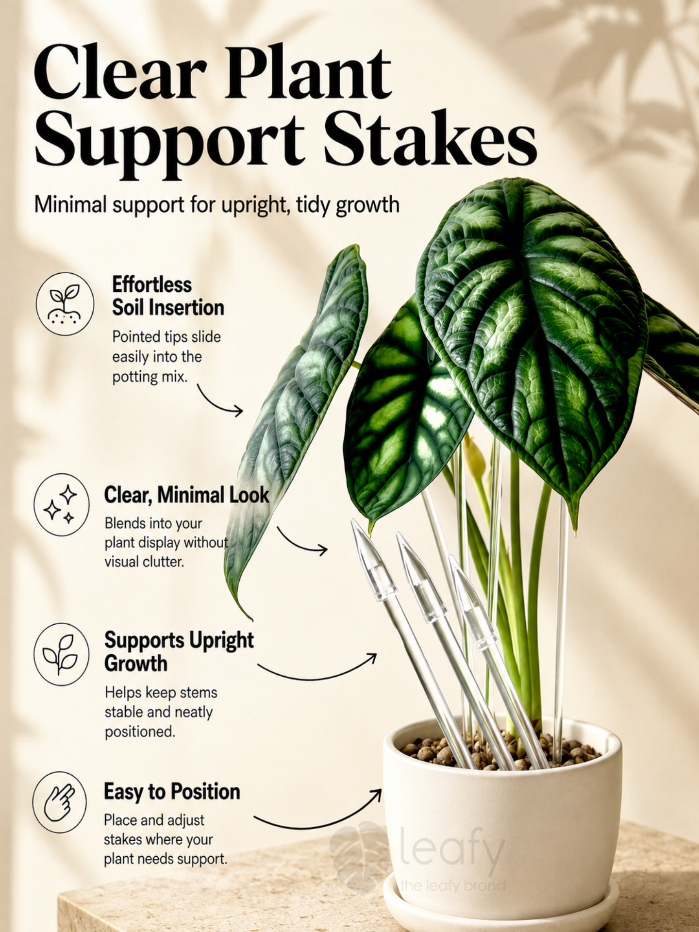 leafy™ Acrylic plant stakes