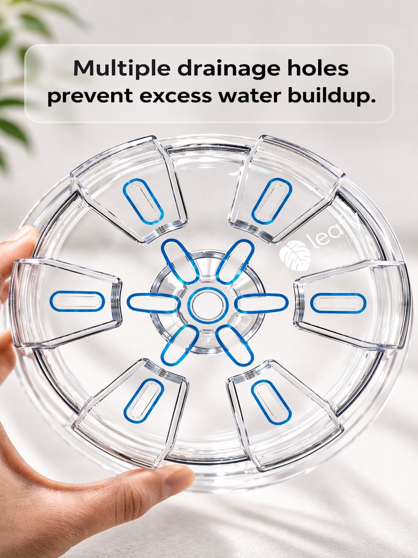 Leafy™ Crystal Clear Pot