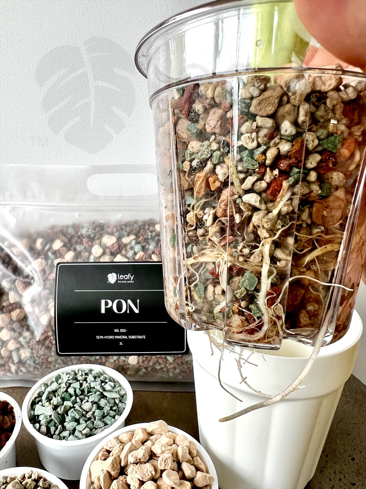 leafy™ PON-002 Mineral Stone Mix