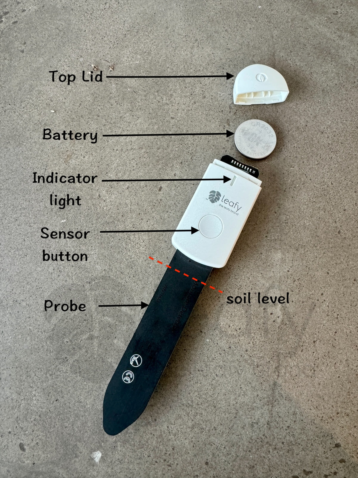 leafy™ Mini Soil Moisture Detector