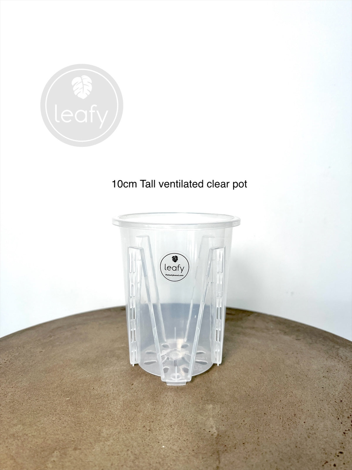 leafy™ Tall Ventilated clear pots